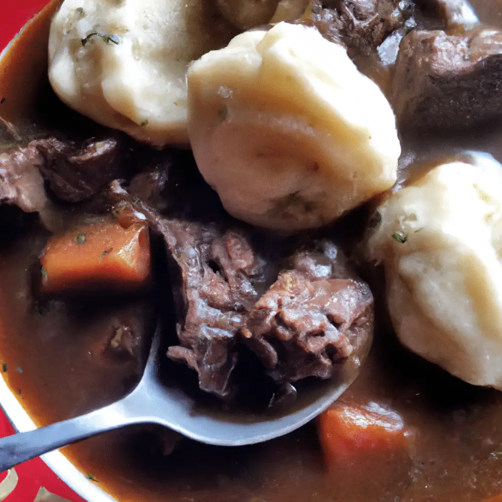 Beef Stew with Dumplings