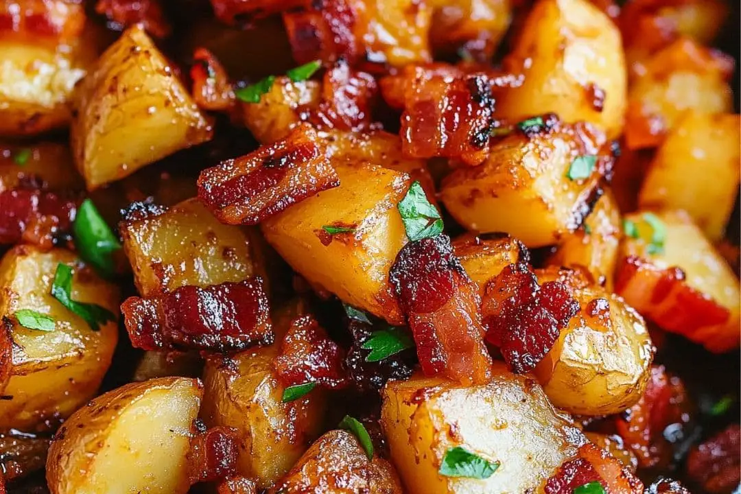 These Honey Bacon Roasted Potatoes are a perfect blend of savory, sweet, and crispy. With crispy bacon, golden roasted potatoes, and a touch of honey, this dish is sure to be a hit at any meal!