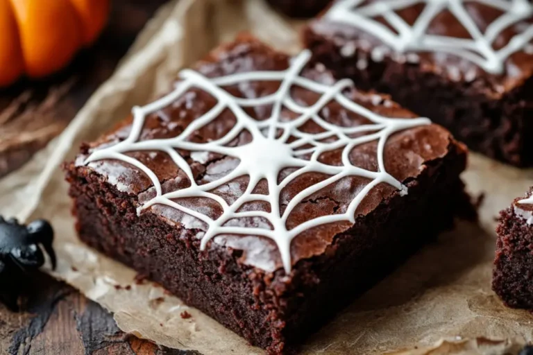 These Halloween Brownies are not only delicious but super fun to decorate! Every year, my family loves how we get to make these brownies extra spooky with our favorite spiderweb designs. Perfect for a Halloween party, or just for fun at home. These treats are almost too cute to eat—but trust me, they won’t last long!