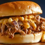 Tender and flavorful pulled pork, slow-cooked with root beer and spices, then smothered in your favorite barbecue sauce and served on soft hamburger buns. A perfect, easy-to-make dish for gatherings or family meals!