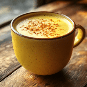 turmeric latte, golden milk, turmeric drink, anti-inflammatory drink, turmeric recipe, dairy-free latte, soothing beverage