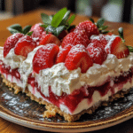 strawberry cheesecake, dump cake, easy dessert, cheesecake delight, strawberry dessert, quick cake recipe, comforting dessert, fruity dessert