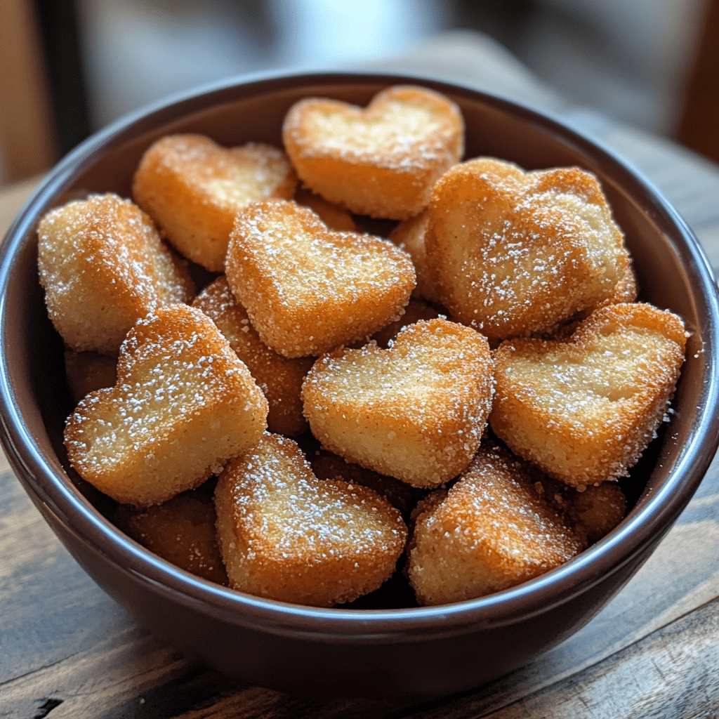 French toast, churro bites, heart-shaped French toast, cinnamon sugar, sweet breakfast, churro French toast, easy French toast, brunch recipe