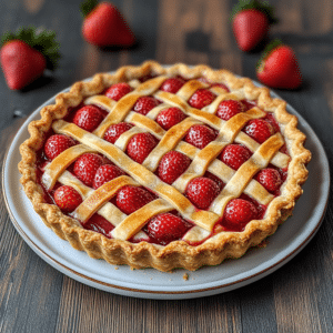 fresh strawberry pie, easy strawberry pie, summer pie, strawberry dessert, homemade strawberry pie