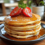 fluffy pancakes, breakfast, easy pancakes, pancake recipe