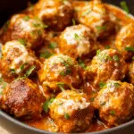 Buffalo Italian Chicken Meatballs