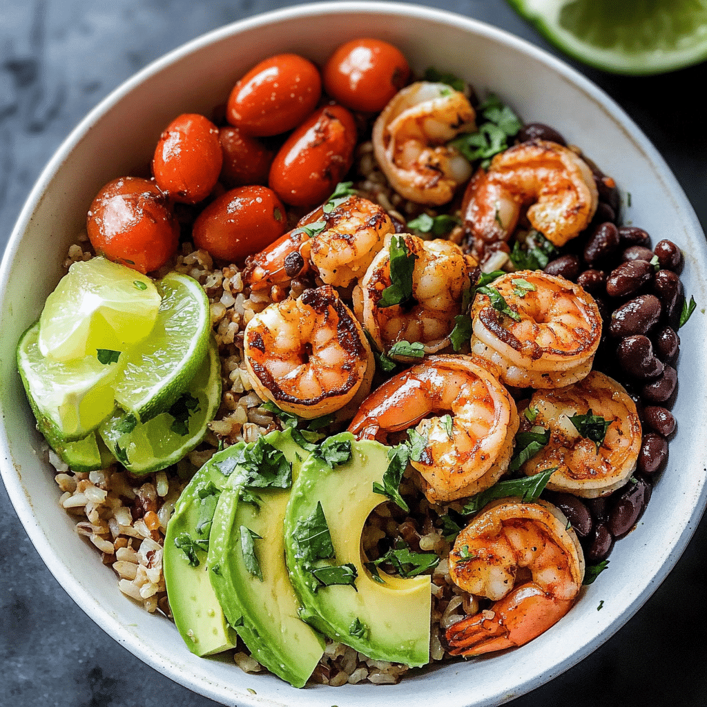 Chipotle Lime Shrimp Bowls
