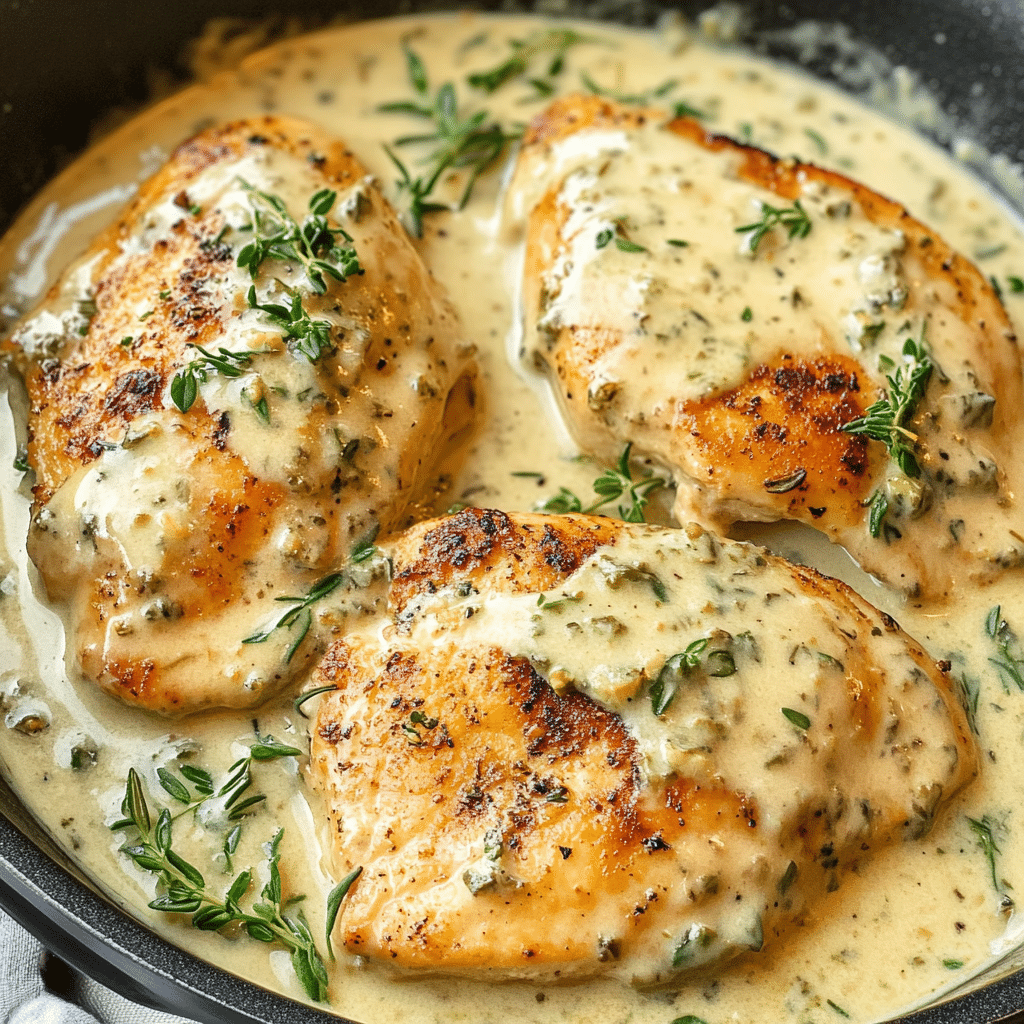 Creamy Herb Chicken Skillet