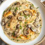 Creamy Mushroom Asiago Chicken