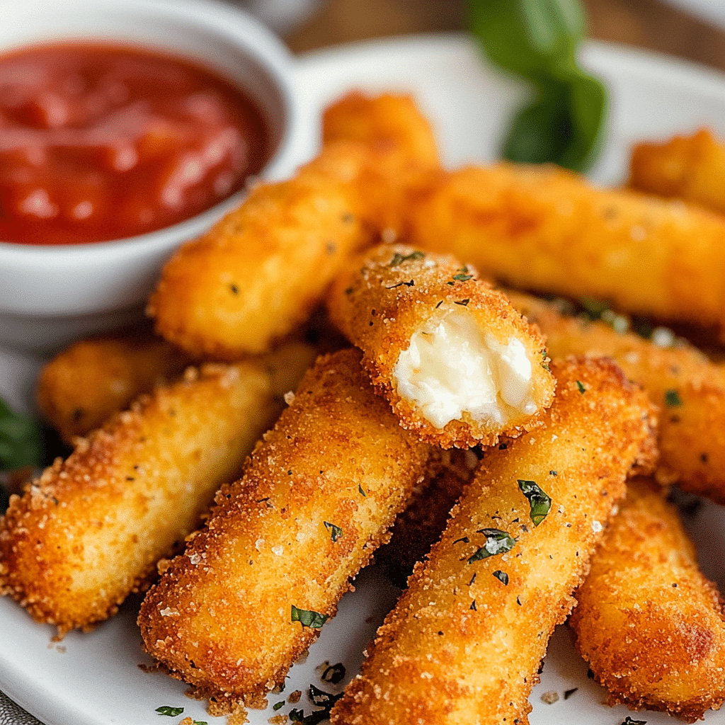 Homemade Mozzarella Sticks