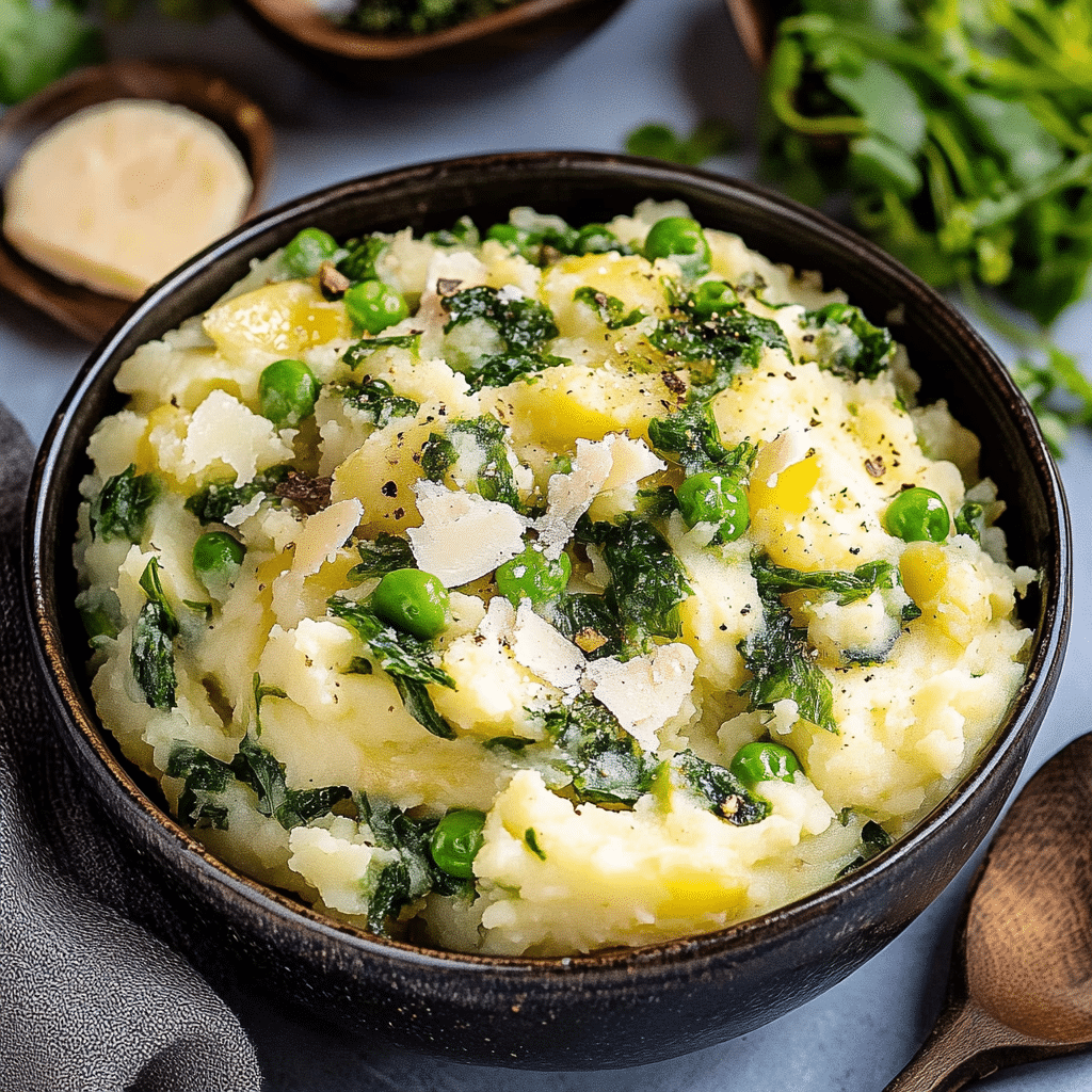 Irish Colcannon Mashed Potatoes