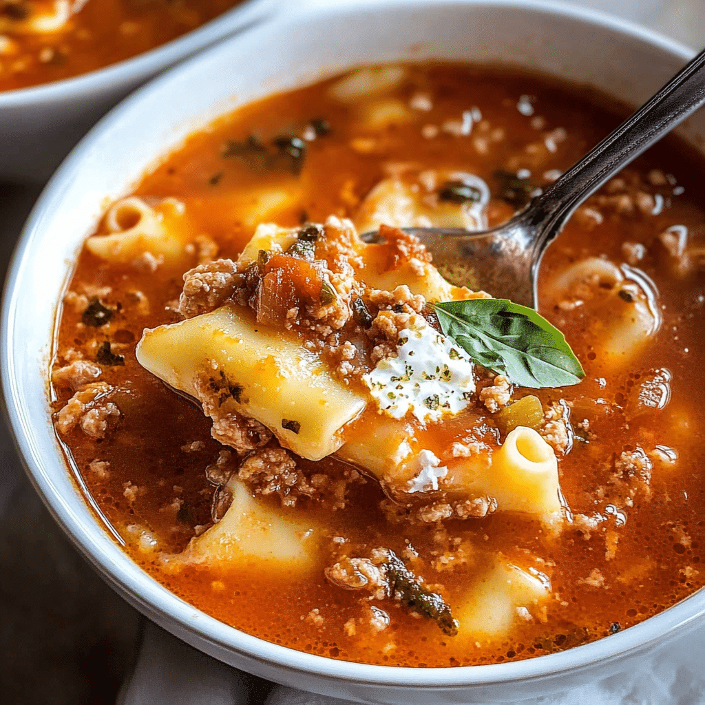 Lasagna Soup