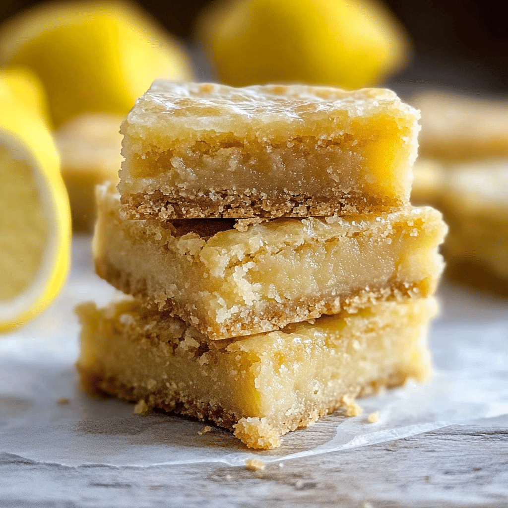 Lemon Protein Blondies