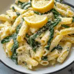 Lemon Ricotta Pasta with Spinach