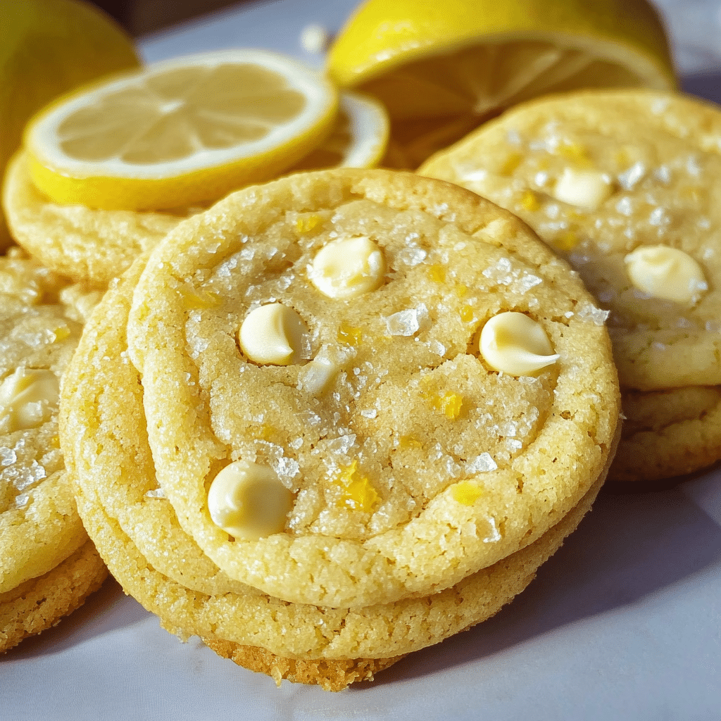 Lemon White Chocolate Cookies