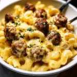 Mini Meatball Mac and Cheese