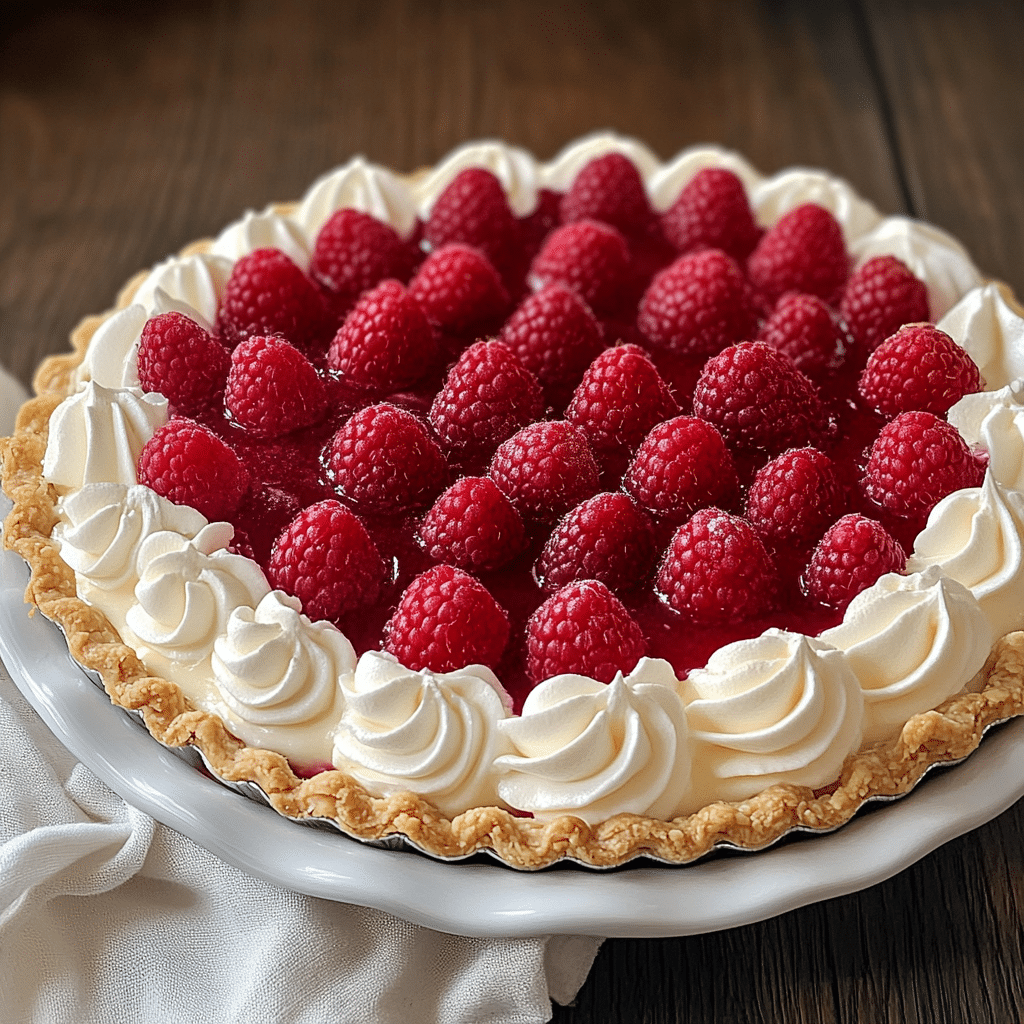 Raspberry Cream Pie Recipe
