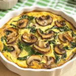 Spinach and Mushroom Frittata