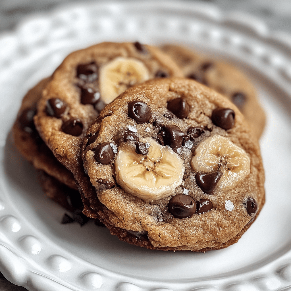 Banana Chocolate Chip Cookies