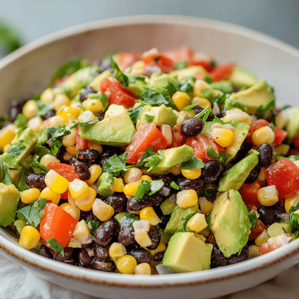 Black Bean Corn Avocado Salad