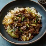 Black Pepper Beef & Cabbage Stir Fry
