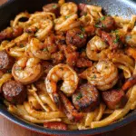 Cajun Shrimp Pasta with Sausage