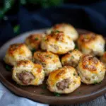 Cheesy Sausage Biscuit Bites