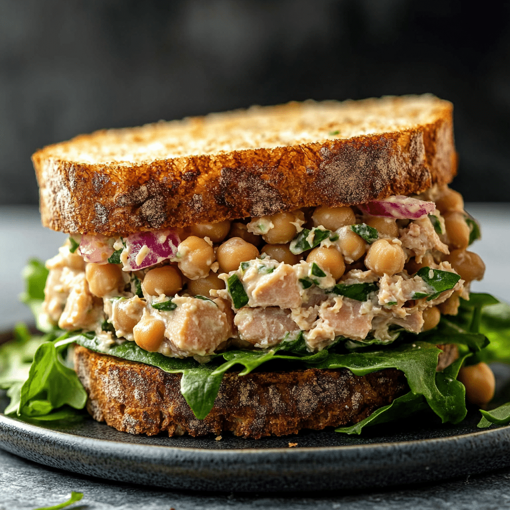 Chickpea Tuna Salad