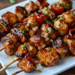 Chipotle Honey Chicken Skewers