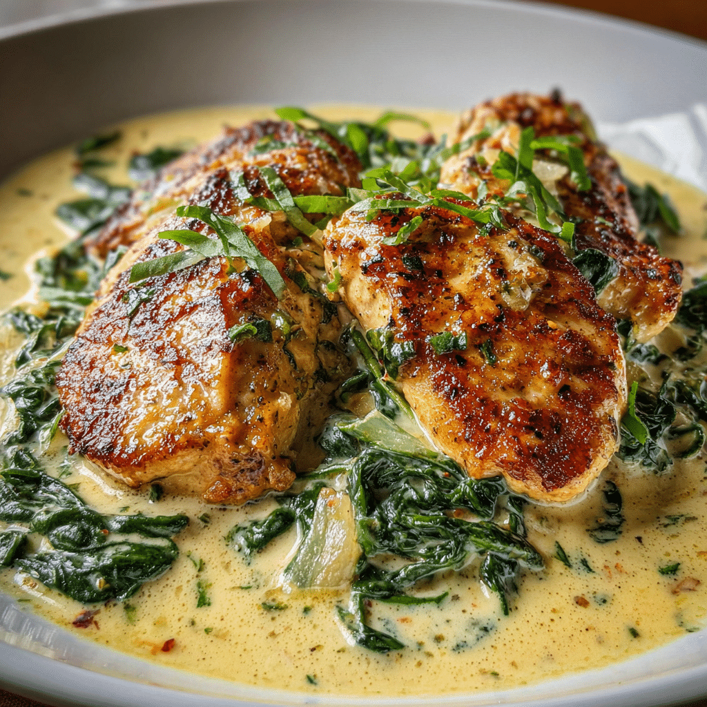 Creamy Chicken Florentine