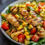 Grilled Chicken and Corn Salad