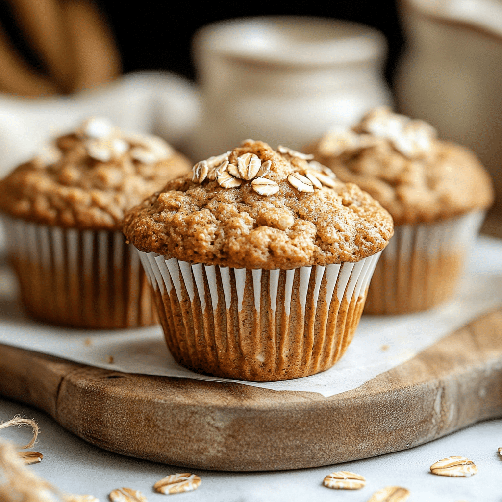 Healthy Oatmeal Muffins