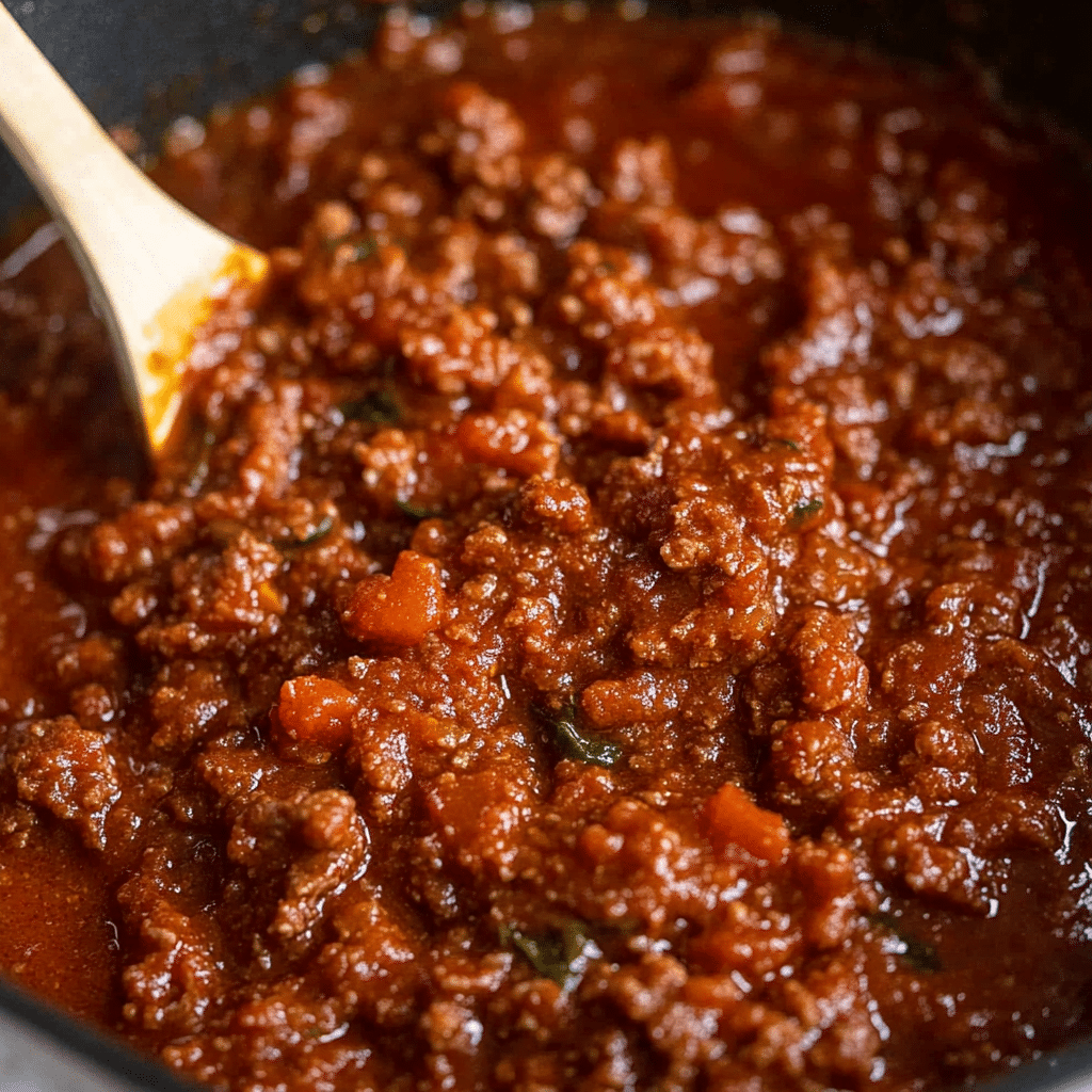 Homemade Meat Sauce