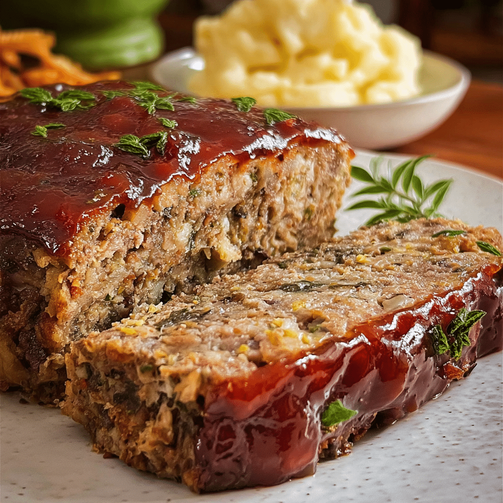 Meatloaf with Stuffing Mix