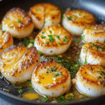 Pan Seared Garlic Butter Scallops