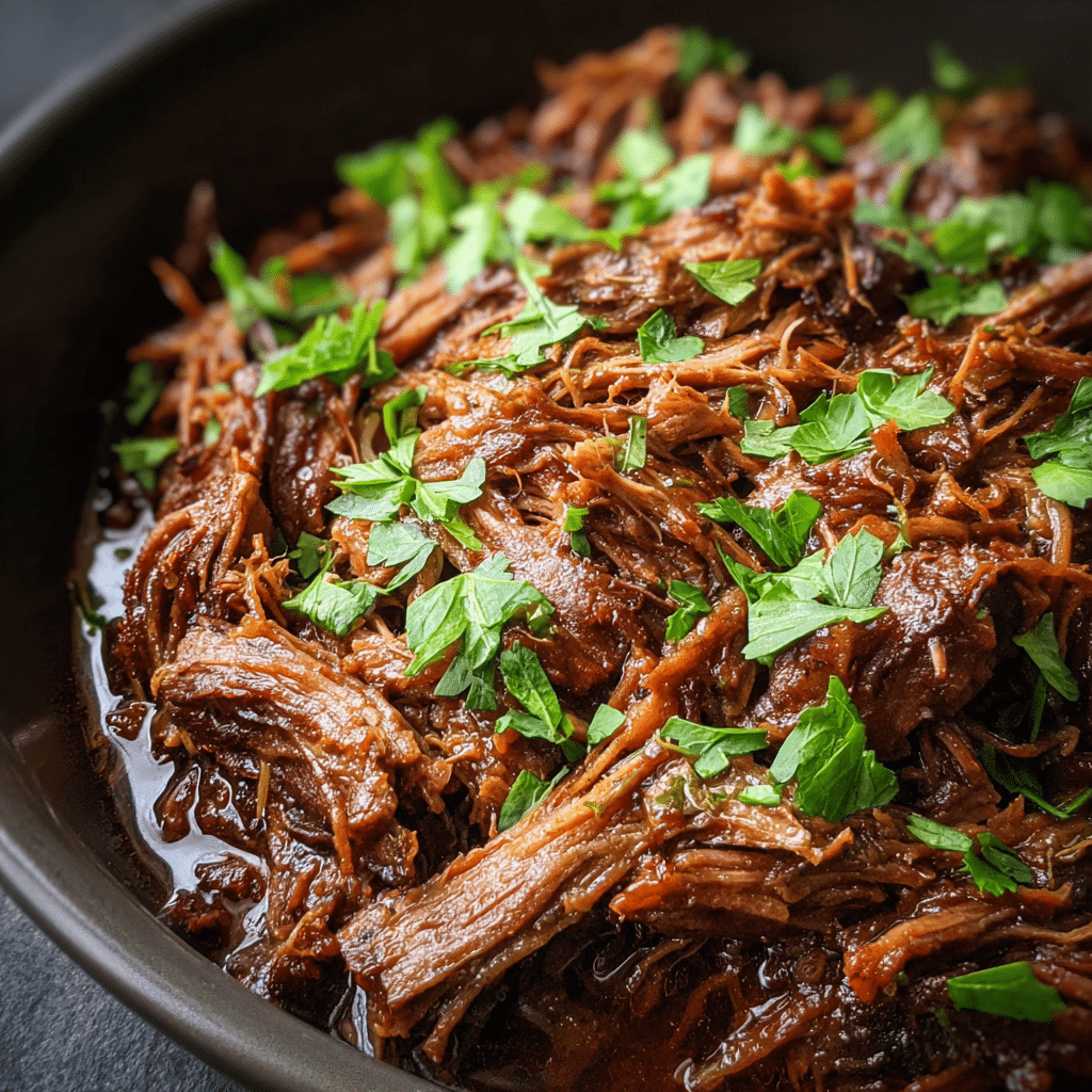 Slow Cooker Shredded Beef
