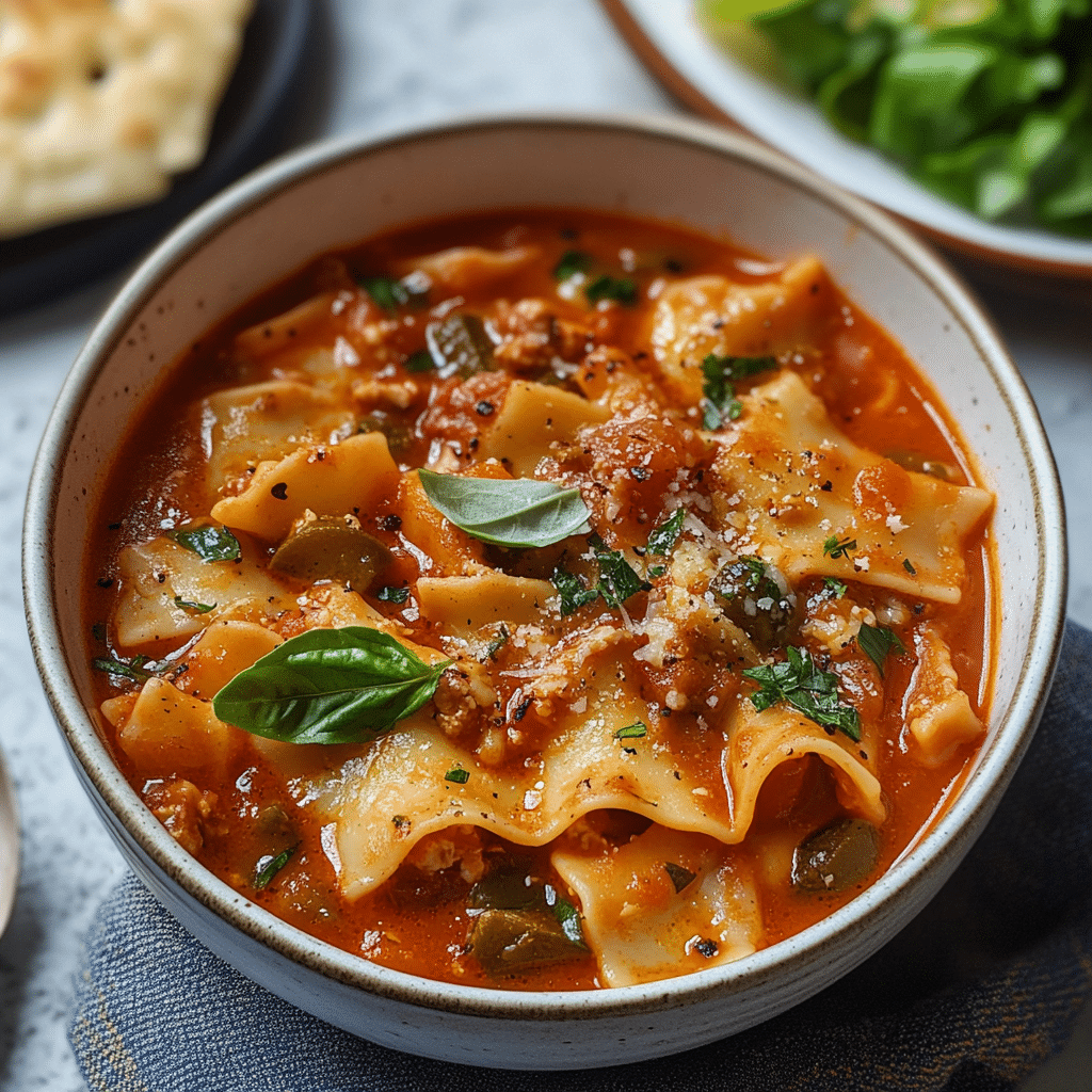 Vegan Lasagna Soup