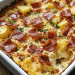 Bacon, Potato & Egg Breakfast Casserole
