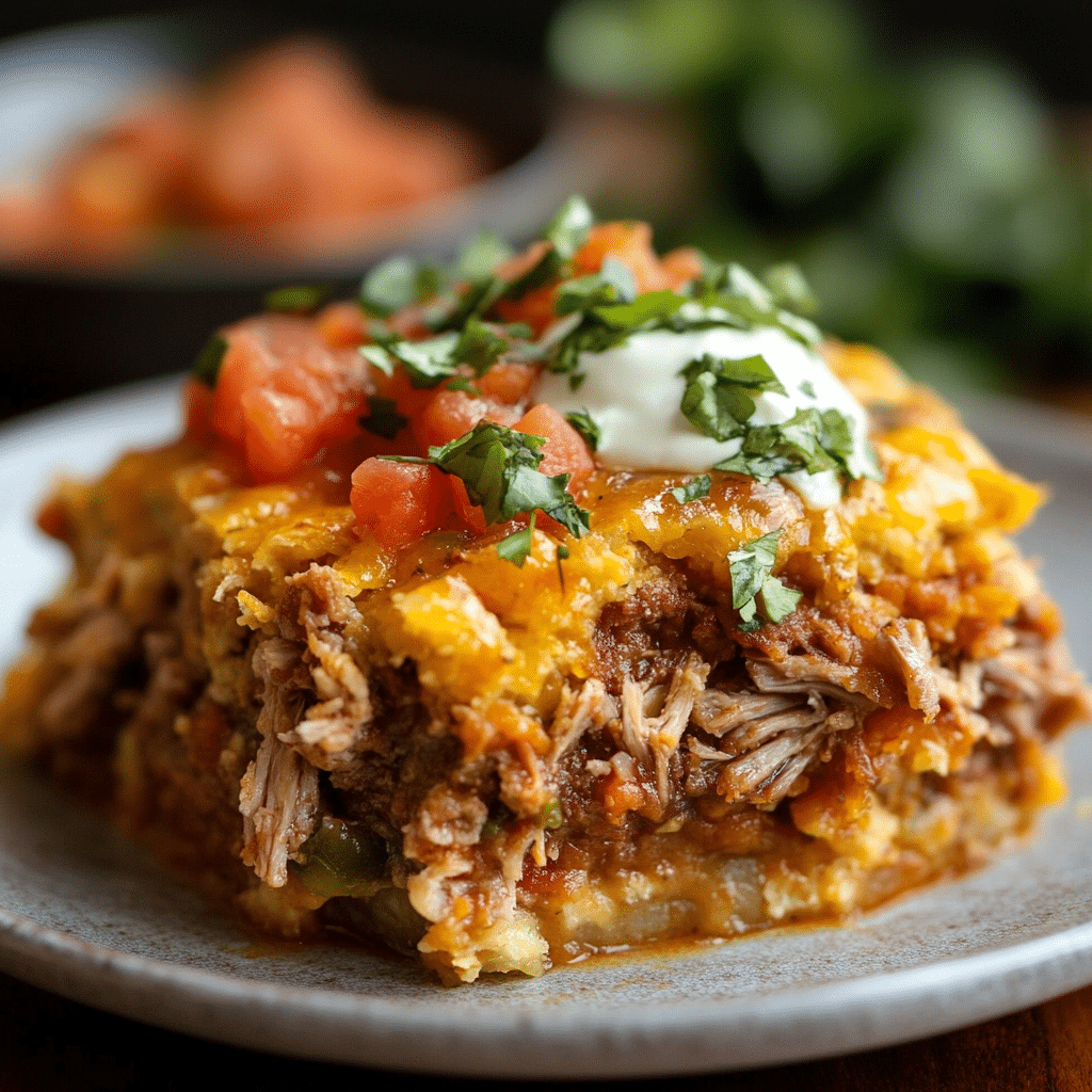 Carnitas Tamale Pie Recipe