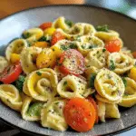 Cheese Tortellini with Summer Veggies Recipe