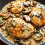 Chicken Marsala with Mushrooms and Creamy Sauce