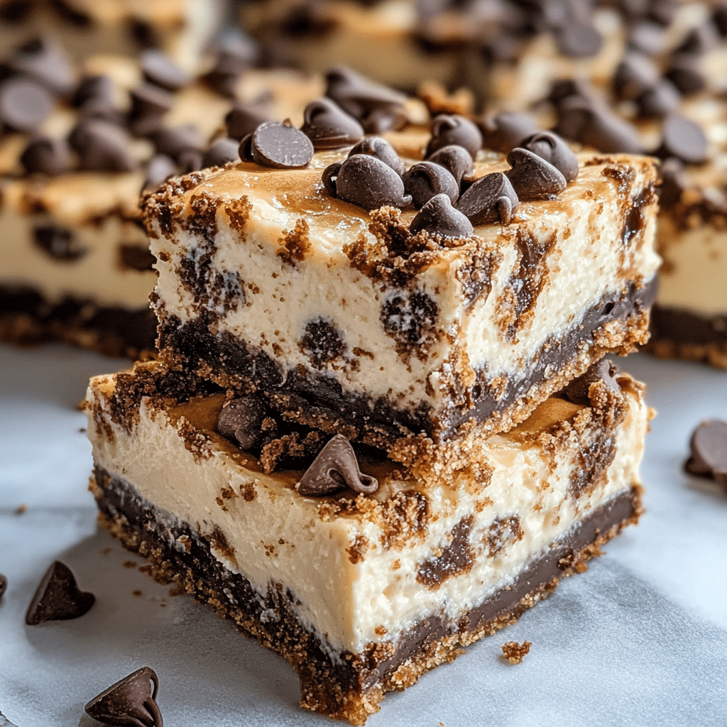 Chocolate Chip Cheesecake Bars
