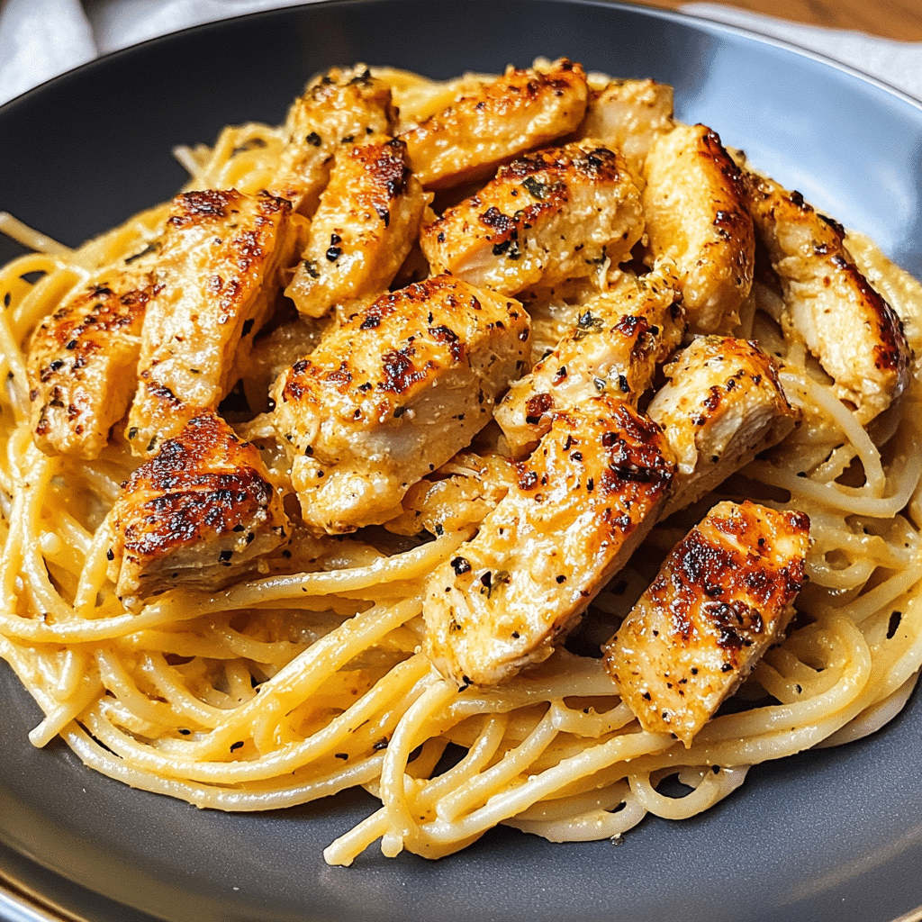 Garlic Butter Chicken Pasta