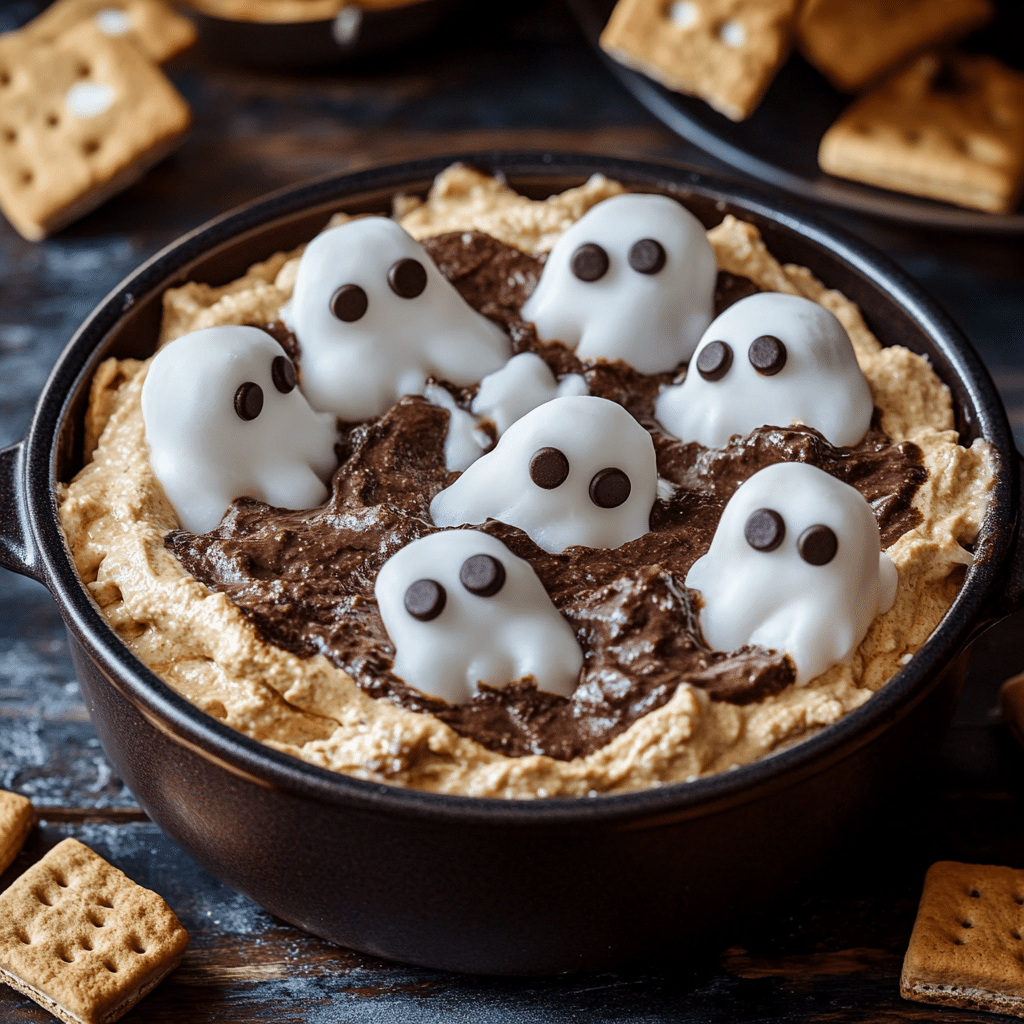 Ghost S’mores Dip