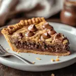 Nutella Stuffed Cookie Pie