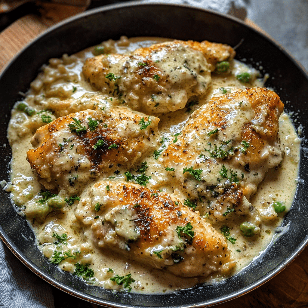 One Pan Creamy Parmesan Ranch Chicken Recipe