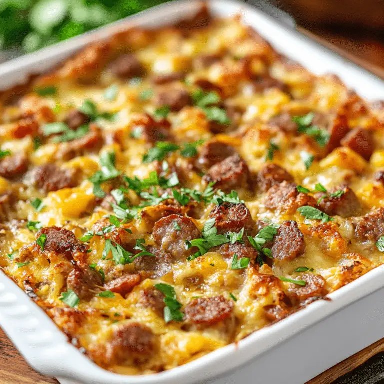 easy-overnight-sausage-breakfast-casserole-recipe-delectable-meal