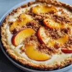 Peach Cobbler Cheesecake