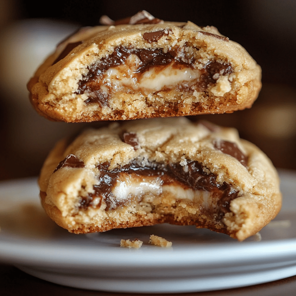 Samoa Stuffed Cookies