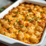 Sausage Tater Tot Breakfast Casserole